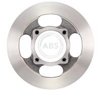 ABS 18212 Front Brake Discs Pair 209mm Solid Fits Aixam 400 A.721 A.741 A.751