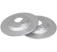 ABS 18221 Rear Brake Discs Pair 303mm Solid Fits Mazda Cx-30 Cx-5 Mx-30