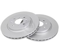 ABS 18241 Front Brake Discs Pair 272mm Vented Fits Suzuki Swift 5531168L50