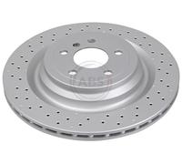 ABS 18255 Rear Brake Discs Pair 345mm Vented Fits Mercedes Gl-Class M-Class