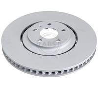 ABS 18282 Front Brake Discs Pair 356mm Two-Part Disc Fits Audi A8 4H0615301K