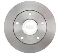 ABS 18294 Front Brake Discs Pair 260mm Solid Fits Piaggio Porter 588249