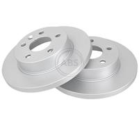 ABS 18296 Front Brake Discs Pair 276mm Solid Fits Mercedes V-Class Vito