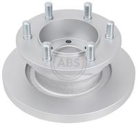 ABS 18328 Front Brake Discs Pair 290mm Solid Fits Iveco Daily 42546401