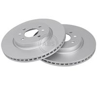 ABS 18329 Front Brake Discs Pair 280mm Vented Fits Hyundai Kia Bayon I20 Active