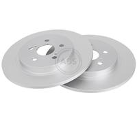ABS 18382 Rear Brake Discs Pair 279mm Solid Fits Lexus Toyota Ct Urban Cruiser