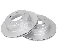 ABS 18390 Rear Brake Discs Pair 307mm Vented Fits Ssangyong Kyron Rexton Ii W