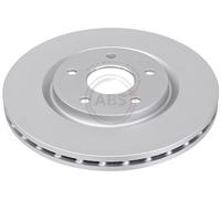 ABS 18405 Front Brake Discs Pair 330mm Vented Fits Chrysler Dodge Fiat Lancia VW