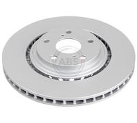 ABS 18408 Front Brake Discs Pair 328mm Vented Fits Lexus Toyota Alphard Vellfire