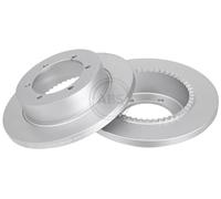ABS 18417 Rear Brake Discs Pair 280mm Solid Fits Nissan Renault Trucks Cabstar