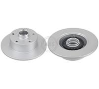 2x Brake disc solid 18425 A.B.S. for AUDI A4 B5 A4 B5 Avant A6 C5 Avant A4 B6
