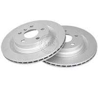 ABS 18453 Rear Brake Discs Pair 300mm Vented Fits Bmw 1 2 Series MINI Aceman X1
