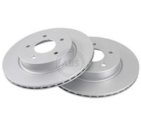 ABS 18460 Rear Brake Discs Pair 292mm Vented Fits Nissan Renault Austral Espace