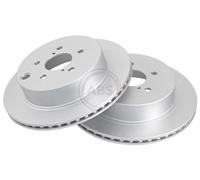 2x Brake disc Vented 18462 A.B.S. for SUBARU FORESTER