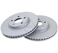 2x Brake disc Vented 18471 A.B.S. for FORD S-MAX GALAXY III