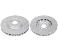 ABS 18480 Front Left Brake Disc 360mm Vented Fits Porsche Macan 95B615301G