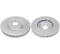 ABS 18481 Front Right Brake Disc 360mm Vented Fits Porsche Macan 95B615302G