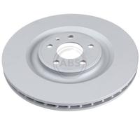 ABS 18493 Rear Brake Discs Pair 350mm Vented Fits Audi VW A5 A6 A7 A8 E-Tron Q7
