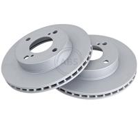 ABS 18498 Front Brake Discs Pair 231mm Vented Fits Suzuki Celerio 5531184M00