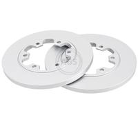 ABS 18503 Rear Brake Discs Pair 308mm Solid Fits Ford Transit 1815600