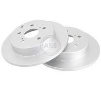 ABS 18532 Rear Brake Discs Pair 290mm Solid Fits Toyota Mirai Prius Plus
