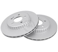 ABS 18537 Rear Brake Discs Pair 300mm Vented Fits Mercedes C-Class Cls E-Class