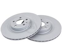 ABS 18567 Rear Brake Discs Pair 320mm Vented Fits Polestar Volvo 2 S60 S90 V60