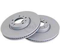 Pair of Front Brake Disc for Citroen Dispatch Vauxhall Vivaro Zafira A.B.S 18576