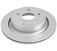 Pair of Rear Brake Discs for Dodge RAM 1500 Pickup and Cab A.B.S 18581
