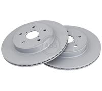 2x Brake disc Vented 18597 A.B.S. for SUBARU OUTBACK LEGACY VI LEVORG