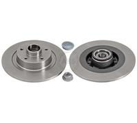 ABS 18604C Rear Brake Discs Pair 290mm Solid Fits Renault Grand Scénic Megane