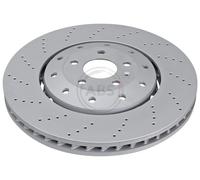 ABS 18614 Front Brake Discs Pair 390mm Two-Part Disc Fits Audi A6 A7 4G0615301E