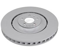 ABS 18645 Front Brake Discs Pair 400mm Two-Part Disc Fits Audi A6 A7 A8
