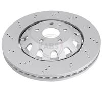 ABS 18684 Front Brake Discs Pair 370mm Two-Part Disc Fits Audi A3 8P0615301C
