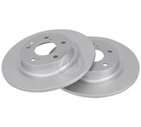 ABS 18691 Rear Brake Discs Pair 304mm Solid Fits Honda Civic 42510TGHA00
