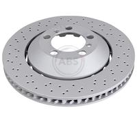 ABS 18730 Front Left Brake Disc 380mm Two-Part Fits Porsche 911 99135140581