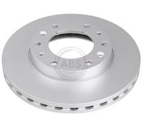 ABS 18748 Front Brake Discs Pair 299mm Vented Fits Hyundai H350 5176159000