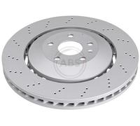 ABS 18760 Front Brake Discs Pair 365mm Two-Part Disc Fits Audi Q3 8U0615301A