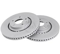 ABS 18779 Front Brake Discs Pair 320mm Vented Fits Mazda 6 Cx-5 Cx-9 TK7833251A