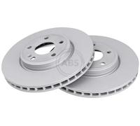 ABS 18783 Front Brake Discs Pair 305mm Vented Fits Mercedes A-Class B-Class Cla