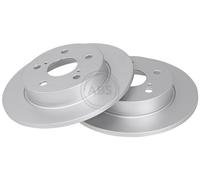 ABS 18791 Rear Brake Discs Pair 274mm Solid Fits Suzuki Toyota Corolla Swace