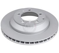 ABS 18795 Rear Brake Discs Pair 330mm Vented Fits Porsche Cayenne 9Y0615601A