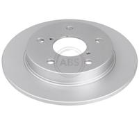 ABS 18810 Rear Brake Discs Pair 252mm Solid Fits Suzuki Swift 5561168R00