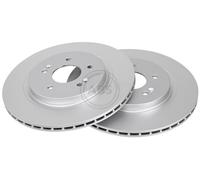 ABS 18822 Rear Brake Discs Pair 314mm Vented Fits Hyundai Santa Fe 58411S1700