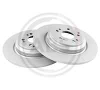 ABS 18856 Rear Brake Discs Pair 330mm Solid Fits Mercedes Gle 1674238700