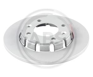 ABS 18861 Rear Brake Discs Pair 249mm Solid Fits Citroën Ds Opel Peugeot 2008 C3