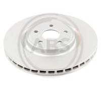 ABS 18867 Front Brake Discs Pair 380mm Vented Fits Jeep Grand Cherokee 5181513AB