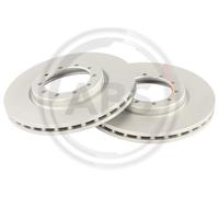 ABS 18885 Front Brake Discs Pair 290mm Vented Fits Renault Trucks Mascott Master