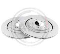 ABS 18922 Rear Brake Discs Pair 314mm Vented Fits Kia Optima 58411-D4750