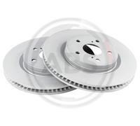ABS 18941 Front Brake Discs Pair 305mm Vented Fits Lexus Toyota Camry Corolla Es